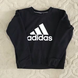 Black Adidas crewneck sweatshirt
